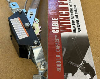 Lot 88: 4000 Lb Cable Winch Puller