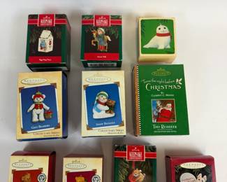 VINTAGE HALLMARK KEEPSAKE CHRISTMAS ORNAMENTS