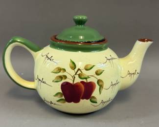 VINTAGE HOME INTERIORS APPLE ORCHARD COLL TEAPOT