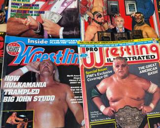 VINTAGE WRESTLING MAGAZINES & PROGRAMS