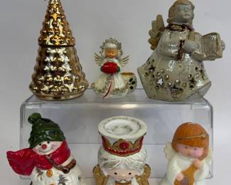 VINTAGE CHRISTMAS CANDLE ART & DECOR