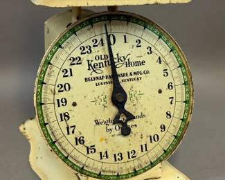 VINTAGE OLD KENTUCKY HOME 25LB KITCHEN SCALE