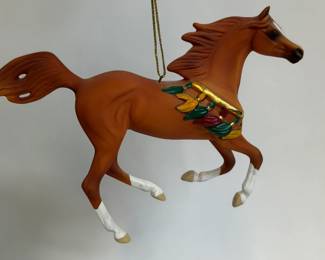 2003 BREYER ARABIAN HORSE ORNAMENT W BOX & HORSE