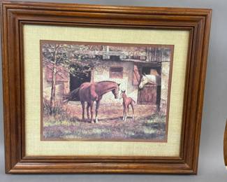 FIRST STEPS FRAMED PRINT BY ROBERT ABBETT