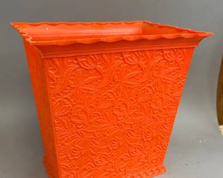 VINTAGE MAX KLEIN PLASTIC WASTE BASKET