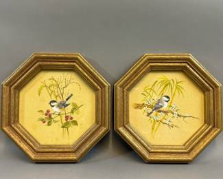 VINTAGE HOMCO WALL ART BIRDS