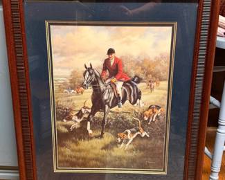 GENTLEMAN'S HUNT BY JUDY GIBSON FRAMED ART