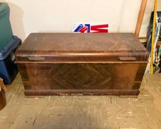 Cedar chest full of grandma’s afagans