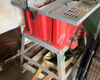 Portable table saw and stand