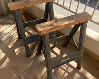 Two Sawhorses