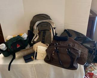 Assortment Of Bags And Purses