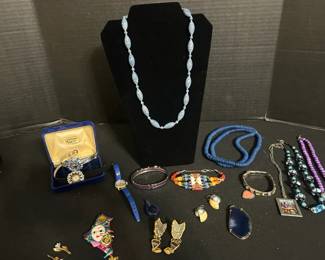 Blue Jewelry Lot