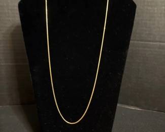 18 Karat Gold Necklace