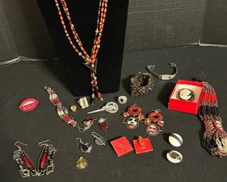 Black And Red Jewelry