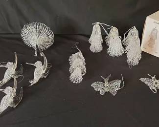 Silvestri Spun Glass Ornaments