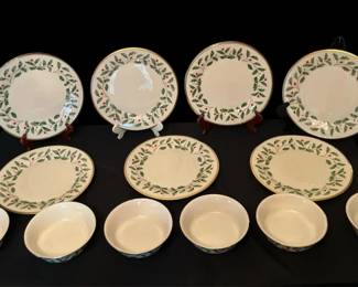 Lenox Holiday Bowls Plates