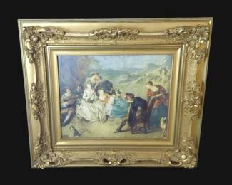 Vintage Art Piece From Jean Baptise Joseph Pater Of Concert Champetre