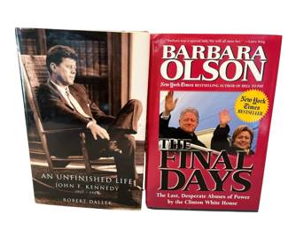 John F. Kennedy The Clintons Tenure Books