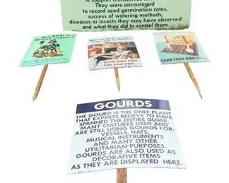 Historical Yard Signs Garden Education Bundle