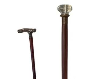 Vintage Wooden Walking Canes