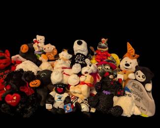 Large Collection Of Stuffed Animals