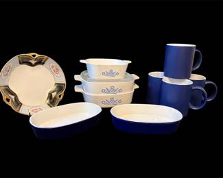 Add Blue To Your Kitchen wCorningware, Noritake More
