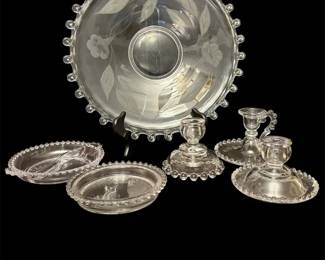 5 Imperial Glass Finds A Glass Lariat Platter
