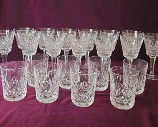 Waterford Crystal Alana Wine Glasses Waterford Lismore Tumblers