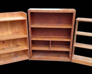 Wooden Shelving Units Bundle
