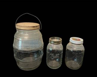 Vintage Mason OwensIllinois Glass Jars