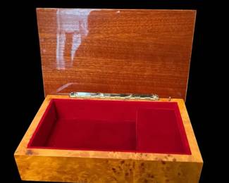 Vintage Wooden Jewelry Music Box