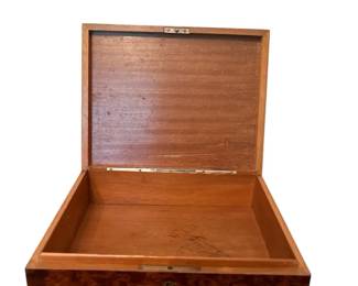 Burr Wood Jewelry Storage Box