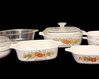 Vtg Corning Ware, Pyrex FireKing Items