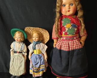 Vintage Souvenir Dolls