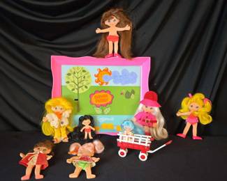 Vintage 1969 Ideal Dewie Flatsy Dolls