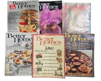 Lot of 5 Vintage Better Homes and Gardens Magazines 1960s1970s