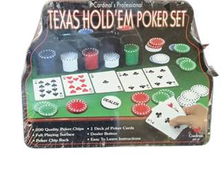 Cardinals Professional Texas Hold Em Poker Set New In Box