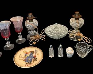 Variety Of Glass Dining Room Dishes
