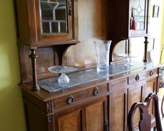 Antique Italian Fruitwood sideboard