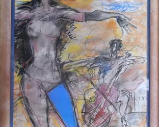 abstract modern painting