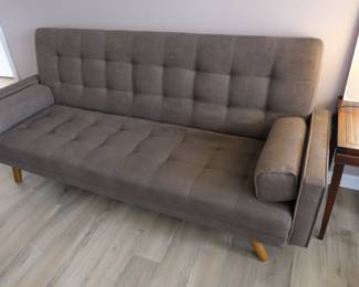 Fold-down futon sofa bed