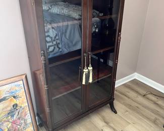 Mahogany Curio Cabinet