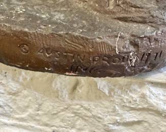 Signature on Bronze