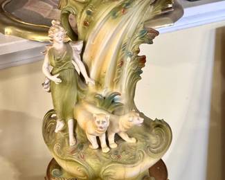 Victorian Style Vase Lamps (Pair)