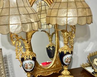 Victorian Style Ewer Lamps
