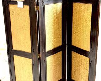Lot 739 Three Panel Gothic Room Screen