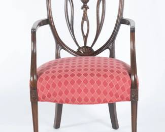 Lot 162 Hepplewhite Armchair