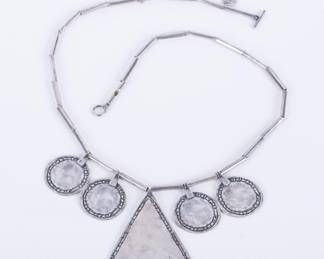 Lot 73 Ethnc Sterlng Necklace