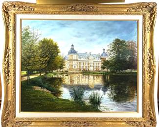Lot 139 Chateau de Serrant Painting Garner