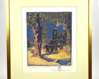 Lot 205 After Gustave Baumann Lithograph